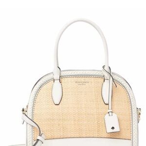 Kate Spade Beige and White Handbag